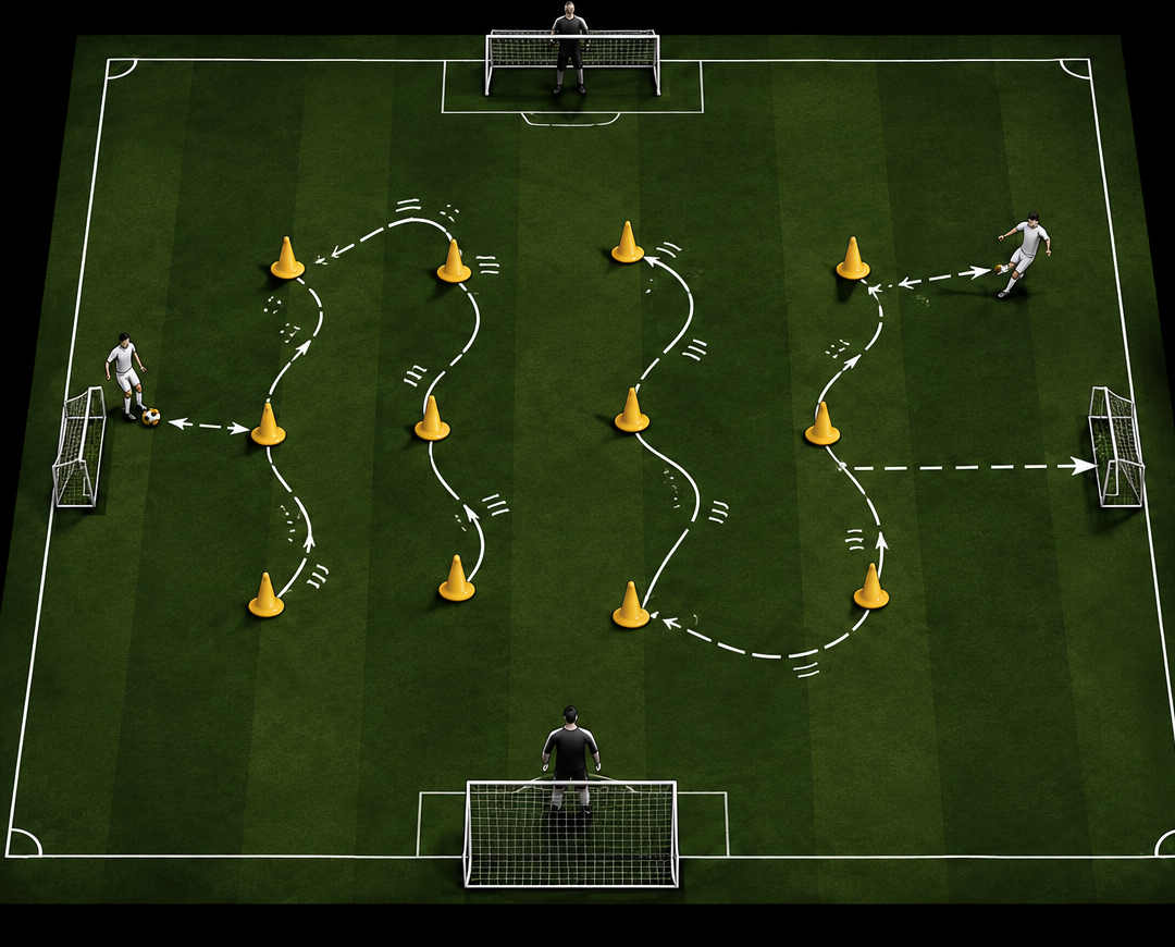 Schema conduite slalom